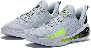 Кросівки баскетбольні чоловічі Under Armour Curry 12 EXTL, сірий, чорний, білий (47.5 EU, Halo Grey Black)