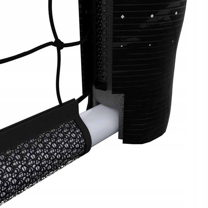 Футбольні ворота Hudora Pro Tect 240x160 см, білі