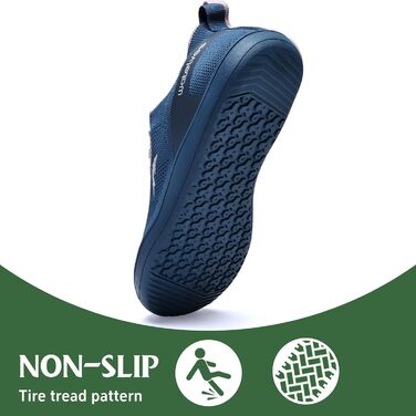 WateLves Легкі дихаючі кросівки для ходьби та тренувань, мінімалістичні трейлранні кросівки для жінок та чоловіків (37 EU, Синій)