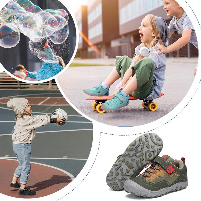 Дитячі трекінгові кросівки Mishansha для активного відпочинку: легкі, зручні, зелені (37 EU)