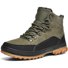 Чоловічі зимові черевики Wondamo: теплі, водонепроникні, з антиковзким покриттям, для активного відпочинку на природі, розмір 41 EU, зелені