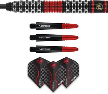 Дротики WINMAU Joe Cullen Special Edition 22 г професійні, вольфрамові, з оперенням і стрижнями