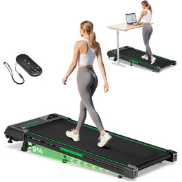 Walking Pad FOUSAE: біговий килимок для дому з нахилом 9% та 12 HIIT-програмами (до 150 кг)