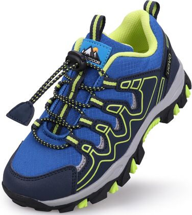 Дитячі кросівки UOVO для ходьби, бігу та активного відпочинку (водонепроникні, антиковзкі) – блакитний, жовтий, 28 EU