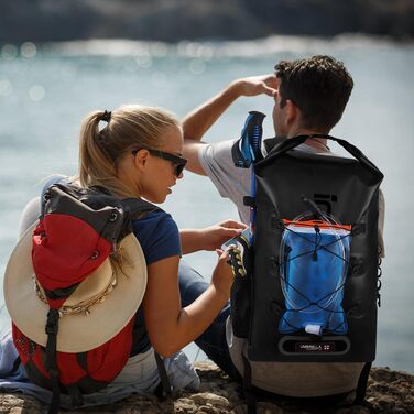 Водонепроникний рюкзак IDRYBAG для жінок та чоловіків, 20 літрів - ідеальний для каякінгу, човнів та подорожей