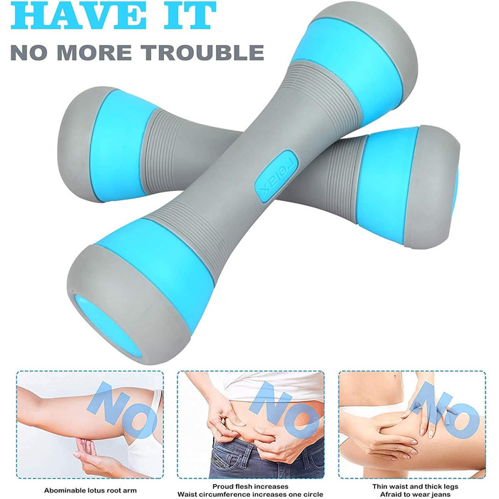 ZhaoCo Регульований набір гантелей для чоловіків та жінок, 2 кг (1/1.5/2 кг) / 5 кг (1-5 кг), нековзні неопренові ручки, рожевий, 2 x 2 кг