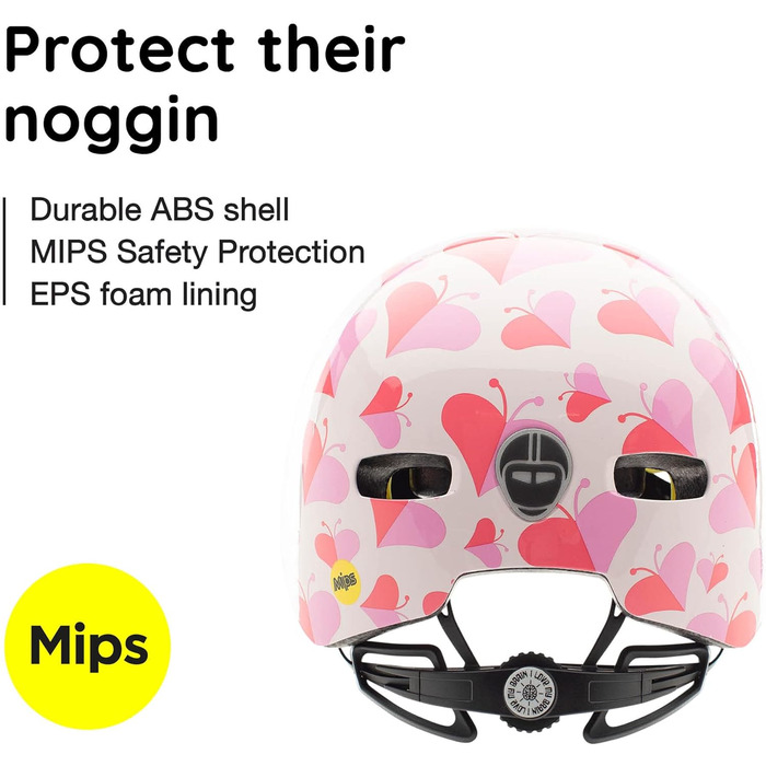 Дитячий велосипедний шолом Nutcase Little Nutty MIPS Love Bug, 48-52 см