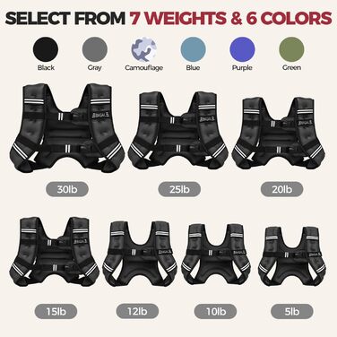 Утяжелитель BAGAIL для фітнесу, 5.5 кг, зелений: жилет з піском для силових тренувань, йоги та аеробіки, регульований розмір