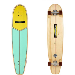 Лонгборд Hamboards Huntington Hop 'Key Lime', ручна робота, для лендсерфінгу і круїзингу, ламінована береза та клен