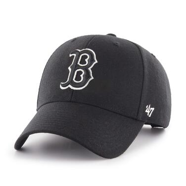 Кепка бейсболка 47 Brand Boston Red Sox чорна, кепка-сніпбек, розмір 55-62 см