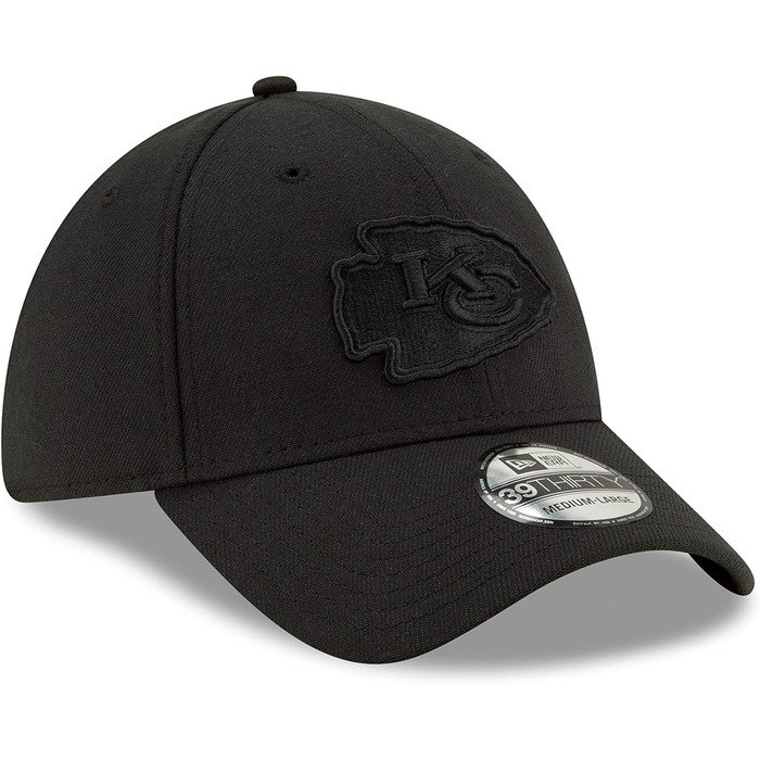 Кепка New Era NFL 39Thirty з логотипом команди Chiefs, чорна, L-XL