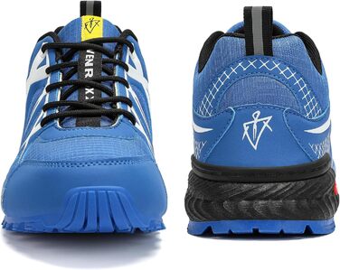 Чоловічі трекінгові кросівки для трейлраннінгу. Легкі, дихаючі, з антиковзкою підошвою. Розміри 39-48, колір блакитний.