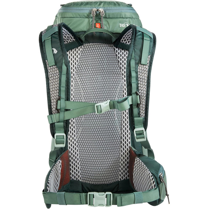 Рюкзак для туризму Tatonka Hike Pack 27 л, з вентиляцією спини та дощовиком, зелений