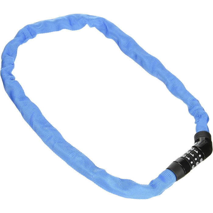 Ланцюговий замок ABUS Steel-O-Chain 4804C зі спеціальної сталі, кодовий, рівень безпеки 3 (синій, 75 см)