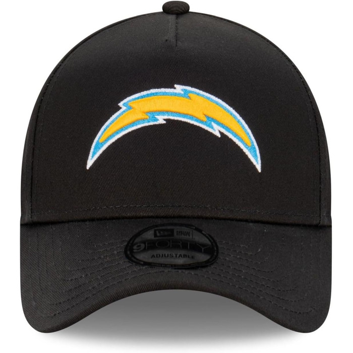 Кепка New Era NFL Los Angeles Chargers 9Forty A-Frame, чорна, універсальний розмір