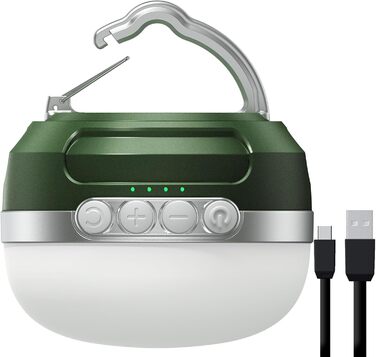 LED кемпінговий ліхтар на акумуляторі 8400mAh, RGB, 5 режимів, регулювання яскравості, вологостійкий, з магнітом, для туризму, надзвичайних ситуацій