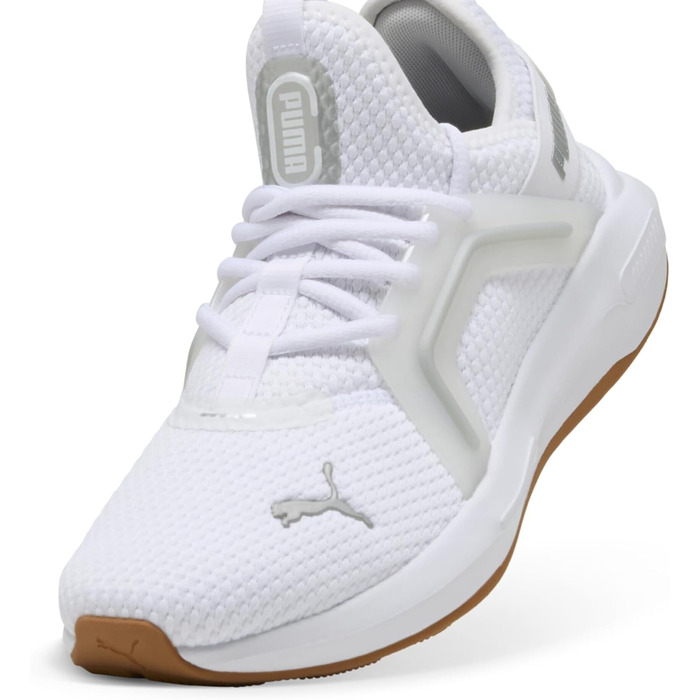 Жіночі кросівки PUMA Softride Enzo 5 для бігу, білий, сріблястий, чорний, металік (37.5 EU)