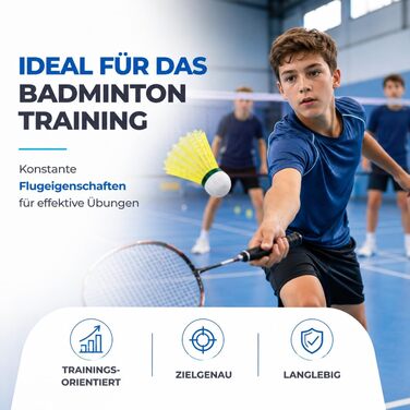 Волани для бадмінтону Yonex 36шт - тренувальні та змагальні, для гри в залі та на вулиці