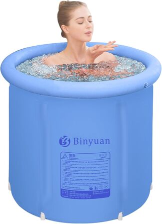 Ексклюзивна ванна для криотерапії B&Y 80см Ø - мобільна ванна для айс-бадінгу, 402L, для спортсменів