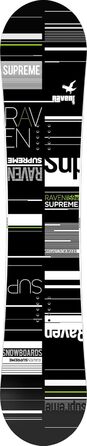 Сноуборд RAVEN Supr чорний/зелений для сноубордингу