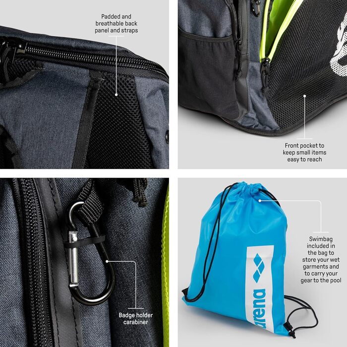 Рюкзак ARENA Team 45 літрів (без розміру, з графіті)