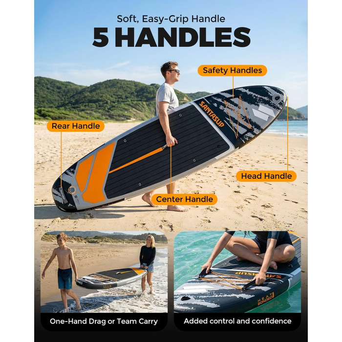 SUP дошка надувна Stand Up Paddle Board 320/335 см з комплектом аксесуарів: весло, насос, рюкзак, ліш, гермосумка, для дорослих