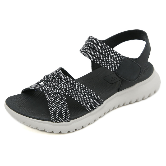 Жіночі сандалі літні спортивні для прогулянок та пляжу, на платформі, нековзні, чорні (35-42 EU)