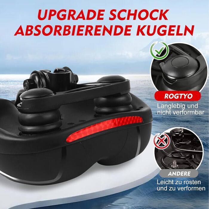 Сідло для велосипеда Cloud Comfort Pro Max з гелевою вставкою, широке, ергономічне, комфортне, дихаюче, амортизуюче, з водонепроникним покриттям