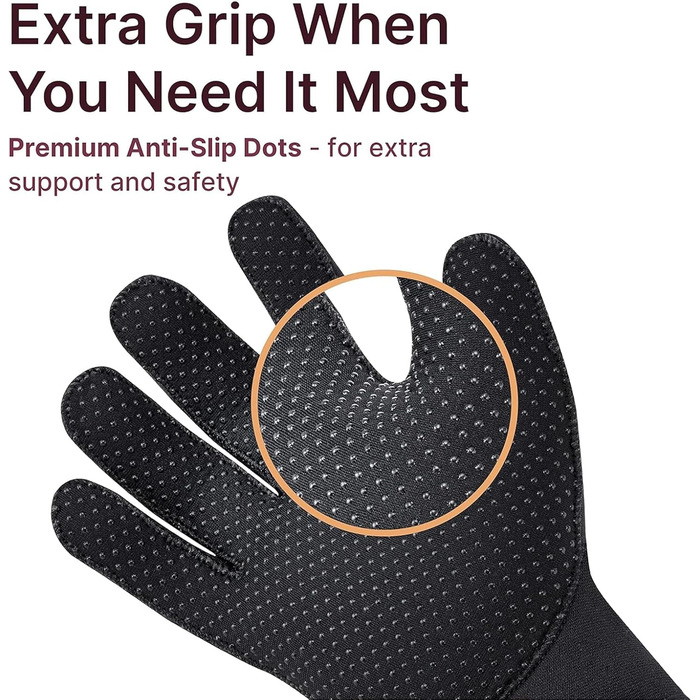 Неопренові рукавички 5 мм, гнучкі, з регульованим поясом, для снорклінгу, дайвінгу, серфінгу, каякінгу, рафтингу