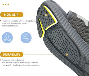 Спортивні сандалі KuaiLu жіночі з м'якою устілкою, ортопедичні для підтримки підошви, літні відкриті босоніжки для активного відпочинку та прогулянок (Сірі, 39 EU)