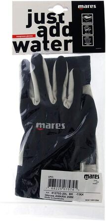 Рукавички для дайвінгу Mares Amara 1.5 мм, чорні, XS