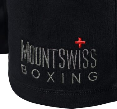Чоловічі літні шорти Mount Swiss великого розміру (4XL), 100% бавовна, чорні, спортивні шорти для відпочинку з еластичним поясом та кишенями