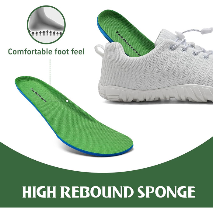 Чоботи для трейлраннінгу IceUnicorn: чоловічі та жіночі, широкі, з відділенням для пальців, унісекс, для плавання, пляжу та аквапарку (39 EU, 742weiß)