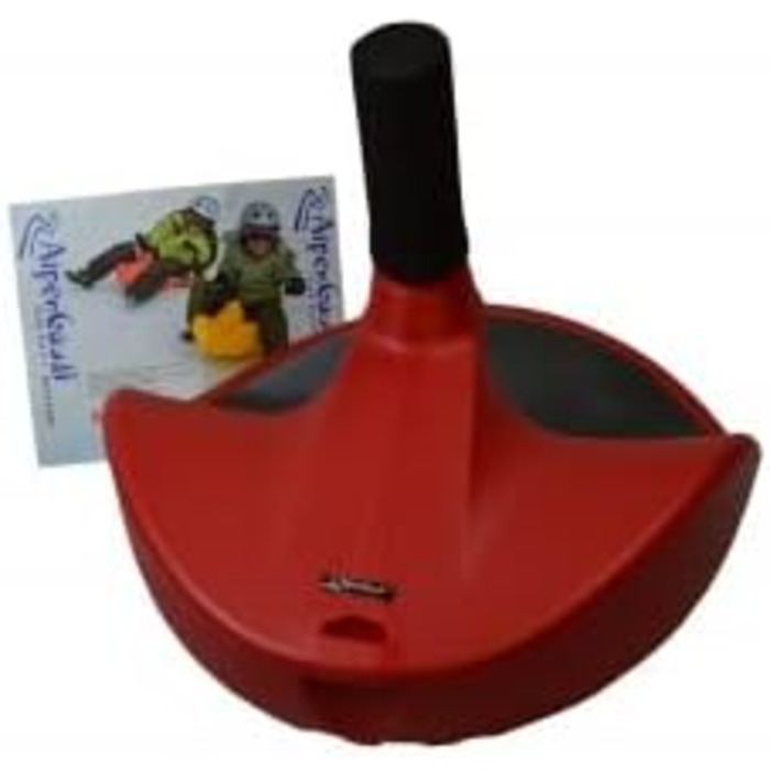 Санки Zipfelbob Alpenzipfel червоні, до 100 кг, пластикові