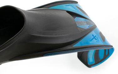 Seac Azzurra Ласти для снорклінгу для дорослих та дітей, закритий м'який каучуковий носок, світло-блакитні (34/35)