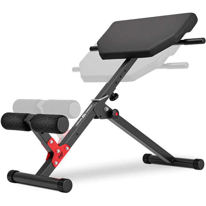 Тренажер для спини та пресу Marbo Sport MH-L116 2.0, гіперекстензія, європейського виробництва
