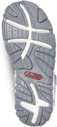 Жіночі сандалії Rieker 68879, блакитні, розмір 38 EU, вузька колодка