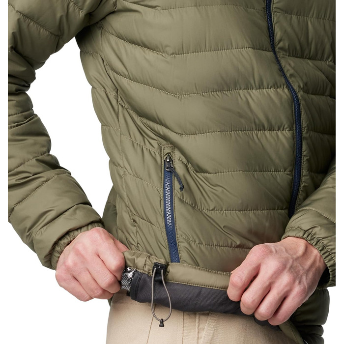 Чоловіча утеплена куртка Columbia Powder Lite II, темно-синій колір Collegiate Navy, розмір M