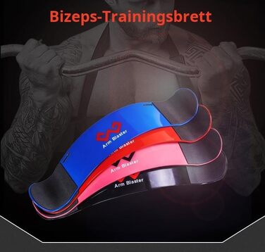 Bibiwell тренажер для біцепса, ізолятор рук, Arm Blaster для біцепса і трицепса, підтримка для бодібілдингу та нарощування м'язів, рожевий