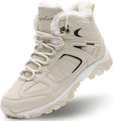 Зимові черевики ASHION для жінок. Теплі, утеплені, для ходьби на снігу та прогулянок. Розміри 36-42, колір бежевий.