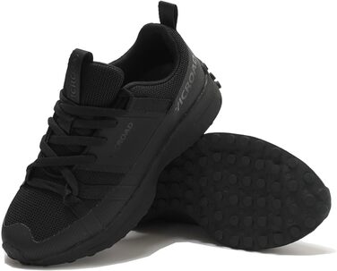 Дитячі кросівки для школи та спорту: зручні, дихаючі, чорні (H5003black)