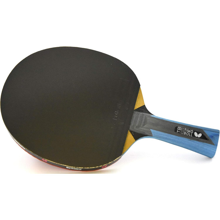 Настільна ракетка Butterfly Timo Boll Black, професійна, ITTF, анатомічна ручка, накладка Wakaba