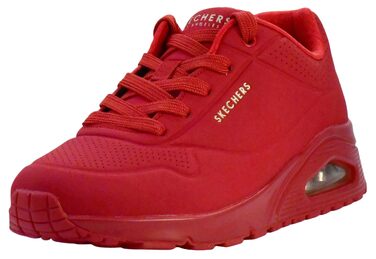 Жіночі кросівки Skechers UNO Stand On Air (розмір 39.5 EU, поширена колодка X-Wide, червоні)