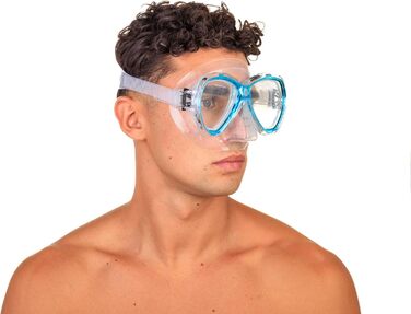 Набір для снорклінгу SEAC Tris: маска Elba, ласти ALA, трубка Tribe. Підходить для дорослих та дітей.