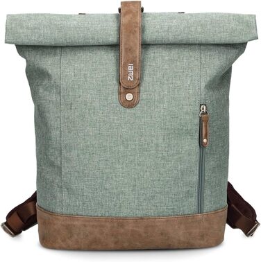 Рюкзак Zwei Olli O24 Rolltop 15 л водонепроникний, міцний, у стилі канвас, для школи та ноутбука, для підлітків, жінок і чоловіків