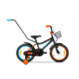 Дитячий велосипед Tabou 16 дюймів, сталевий, багатоколірний, з аксесуарами