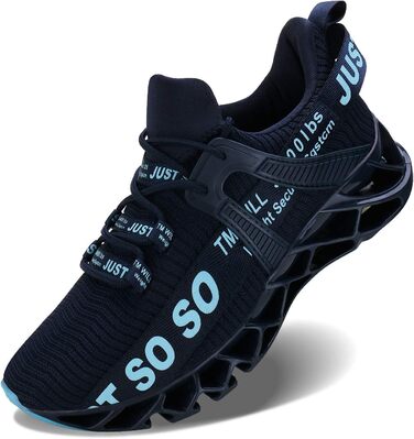 Чоловічі кросівки для бігу Wonesion, спортивне взуття, дихаючі, з антиковзкою підошвою, розмір 44 EU, блакитні