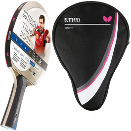 Настільна ракетка Butterfly Timo Boll Platin для професіоналів, ITTF, анатомічна ручка, з чохлом