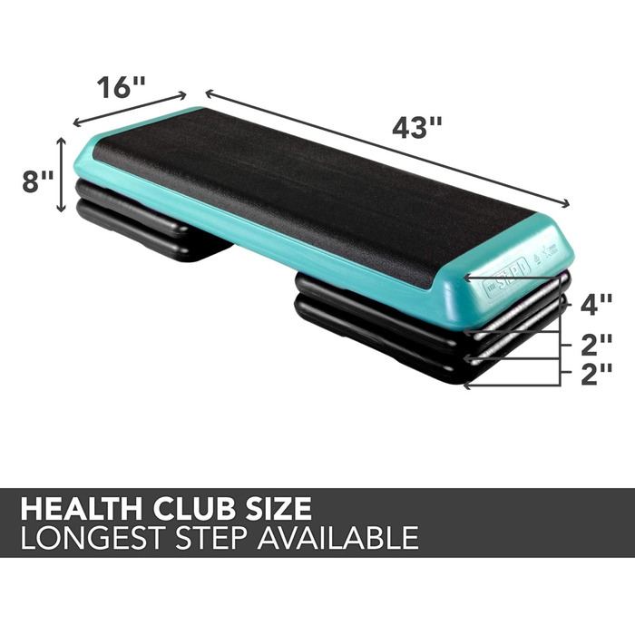 Аеробна платформа The Step Original Health Club з чотирма підставками