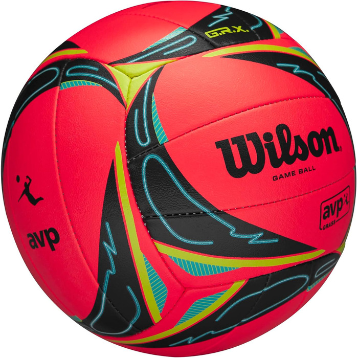 Волейбольний м'яч WILSON AVP GRX для гри на траві, офіційний розмір
